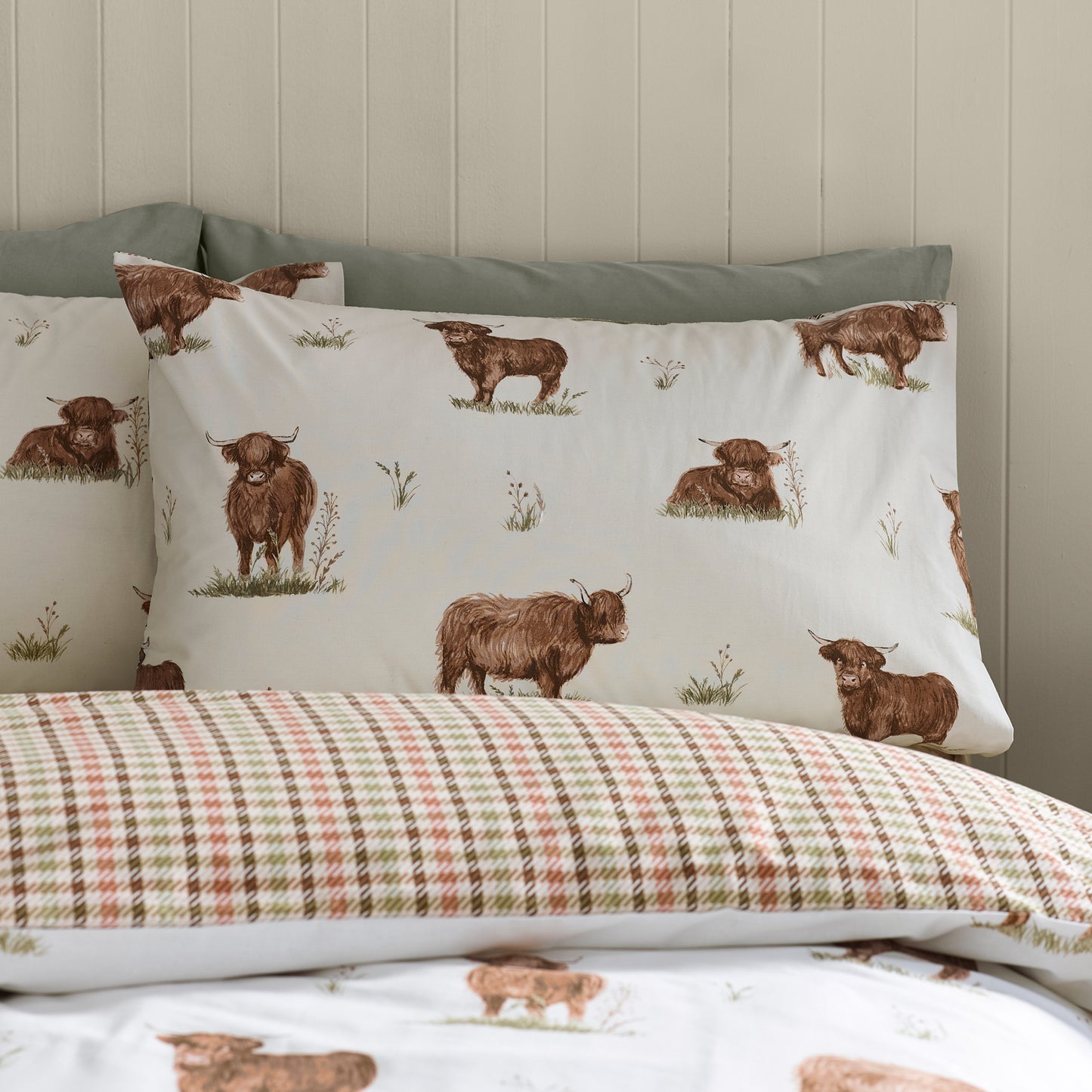 Catherine Lansfield Angus Highland Cow Duvet Cover Set