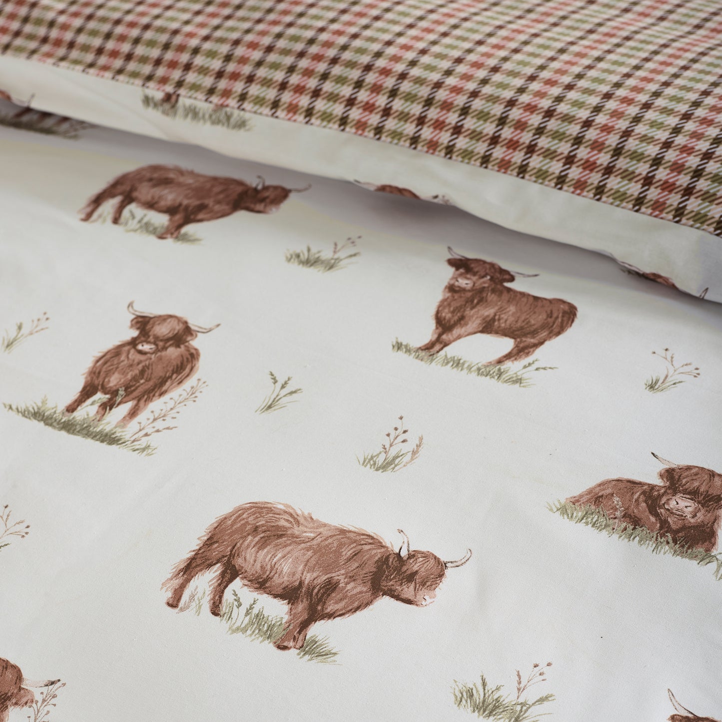 Catherine Lansfield Angus Highland Cow Duvet Cover Set