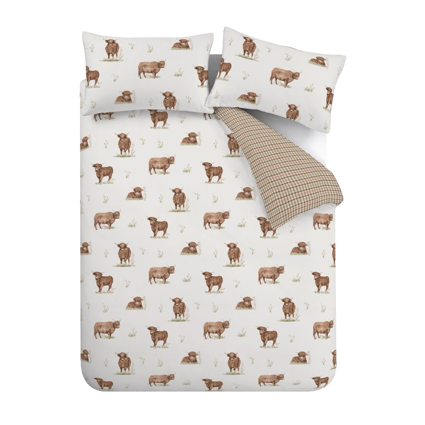 Catherine Lansfield Angus Highland Cow Duvet Cover Set