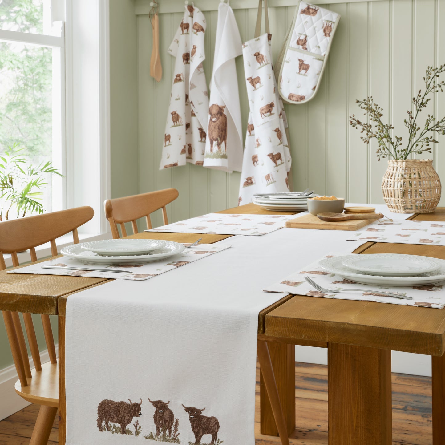 Catherine Lansfield Angus Highland Cow Placemats (Pack of 4)