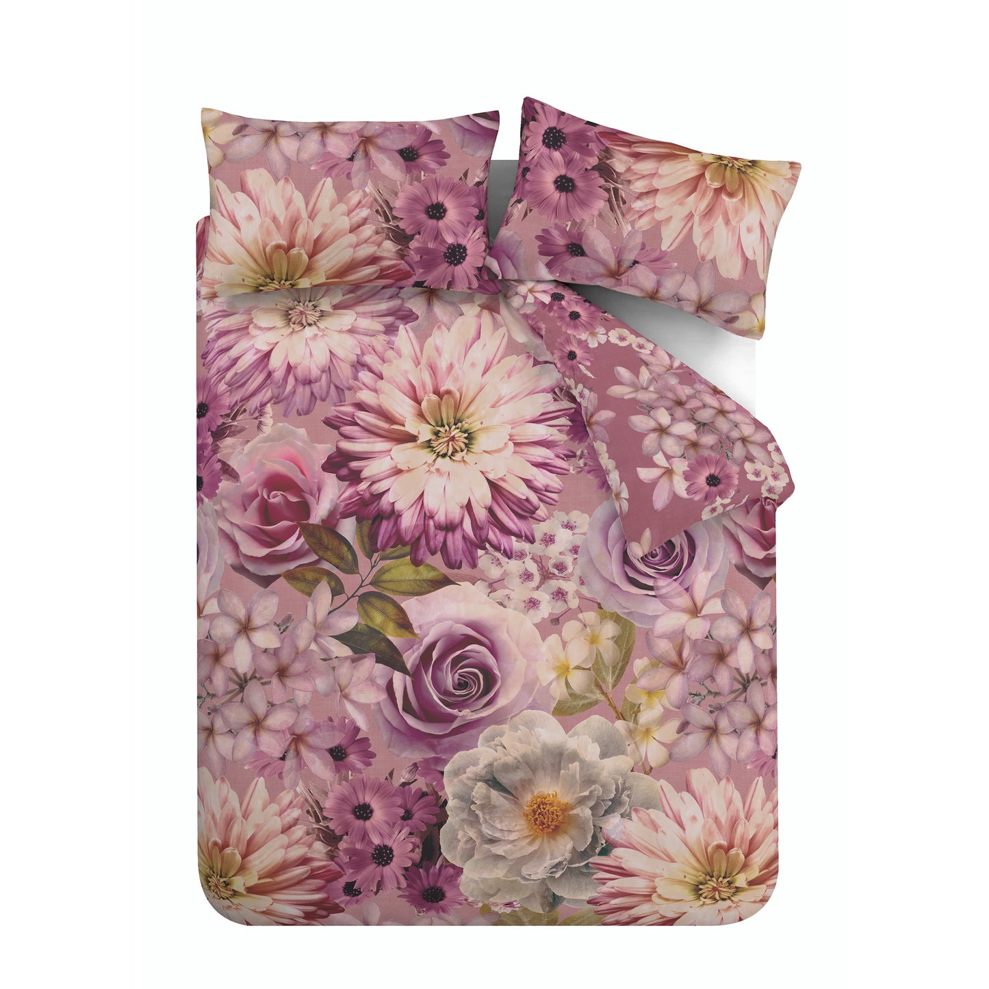 RHS x Catherine Lansfield Rosemoor Floral Duvet Cover Set