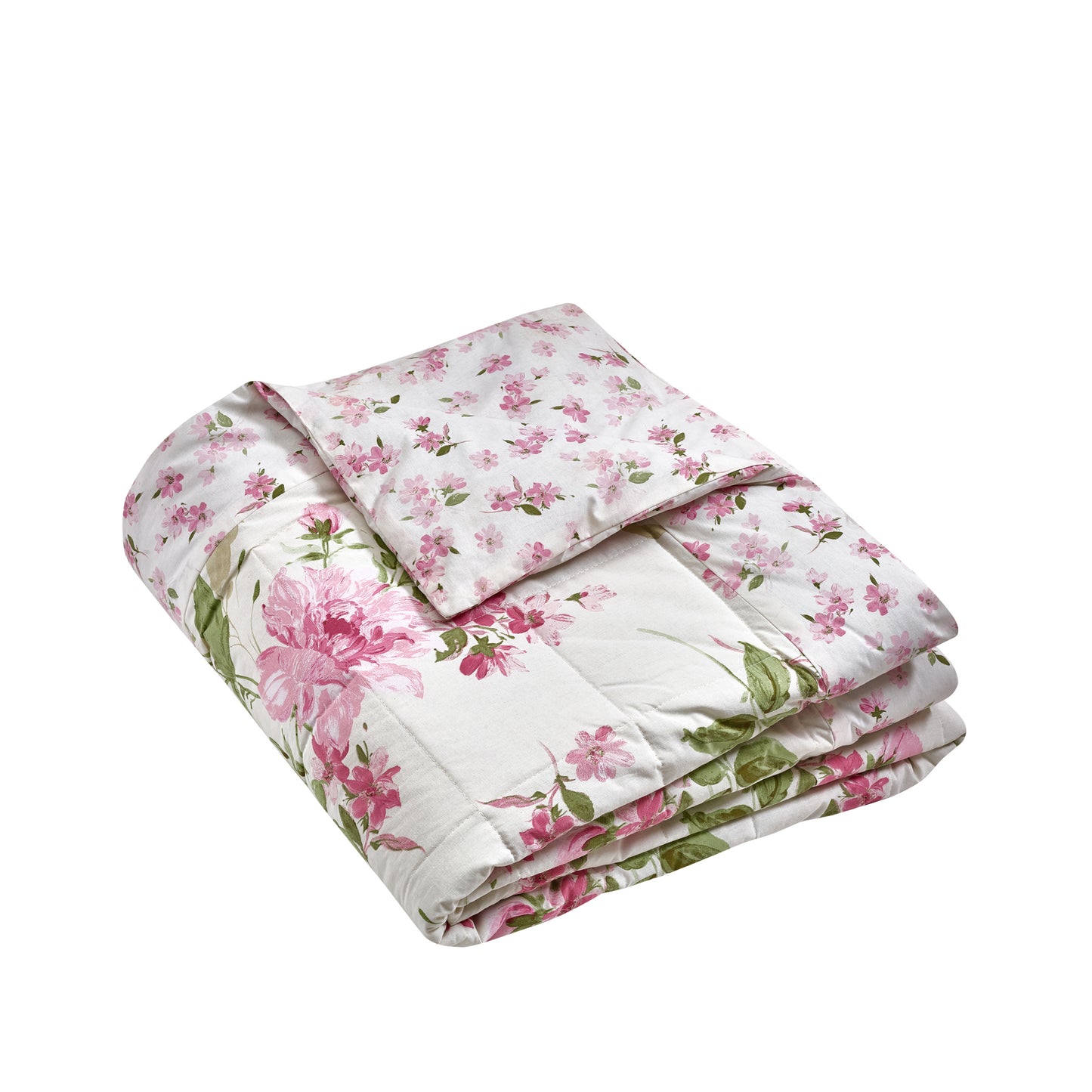 Catherine Lansfield Avebury Floral Bedspread - Cream