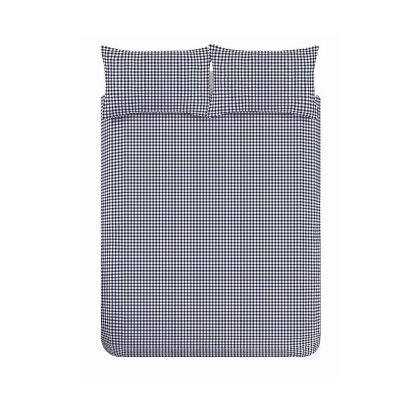 Catherine Lansfield Bamford Gingham Check Duvet Cover Set - Navy
