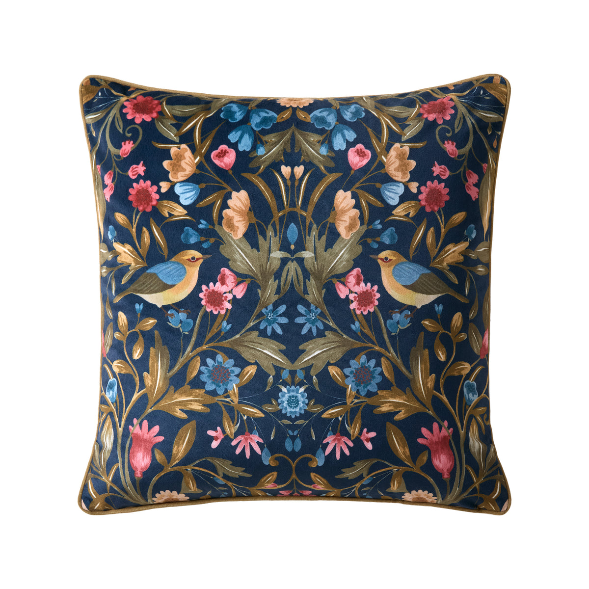 Catherine Lansfield Hedgerow Hopper Filled Cushion - Navy