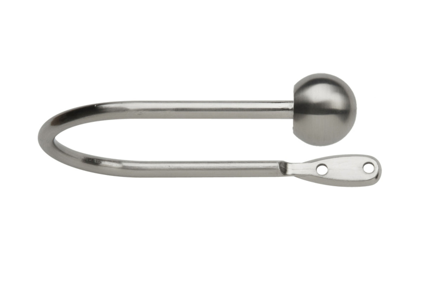 Neo Ball Metal Curtain Holdbacks (Pair) - Stainless Steel