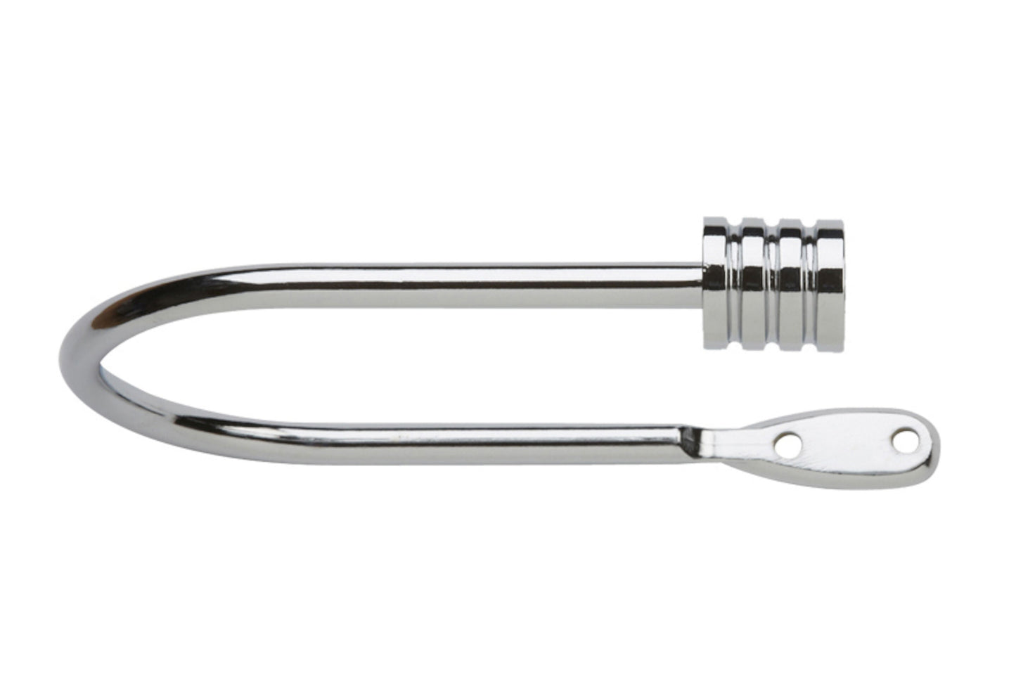Neo Stud Metal Curtain Holdbacks (Pair) - Chrome