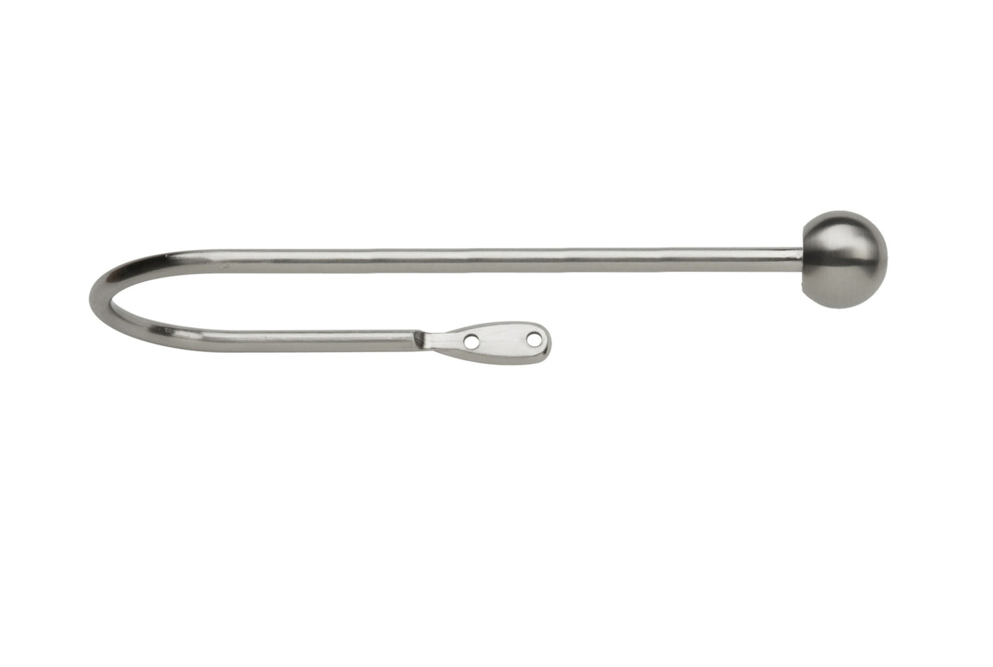 Neo Ball Large Metal Curtain Holdbacks (Pair) - Stainless Steel