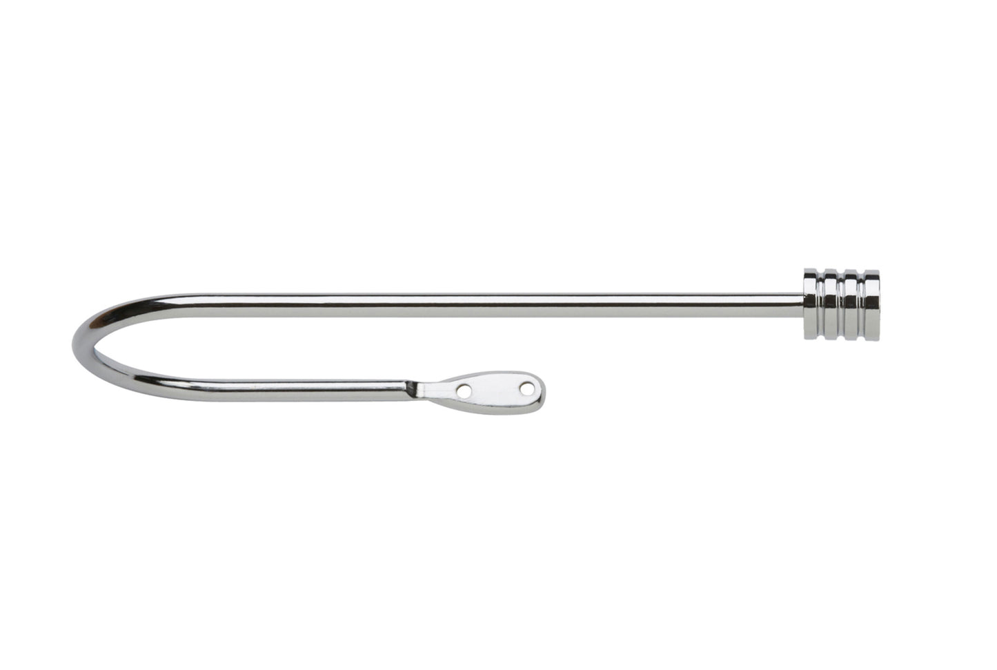 Neo Stud Large Metal Curtain Holdbacks (Pair) - Chrome