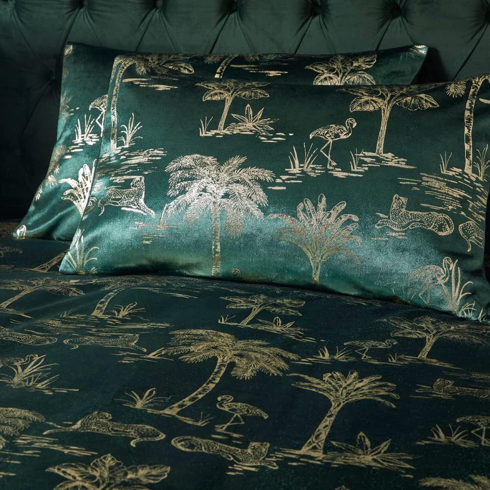 Laurence Llewelyn-Bowen Oasis Duvet Cover Set - Bottle Green