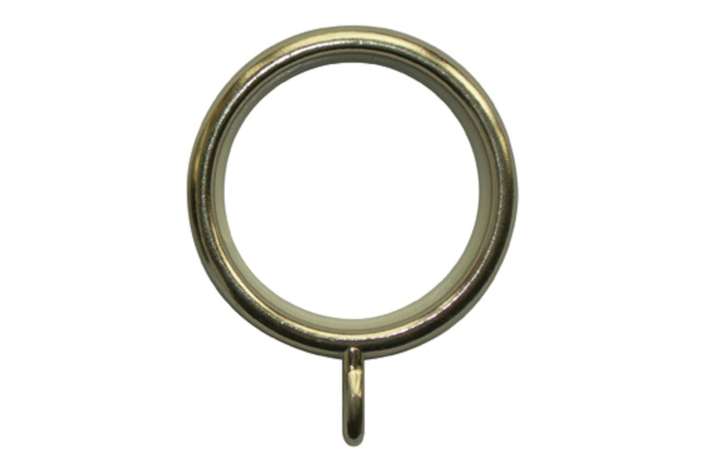 Neo 19mm Metal Curtain Rings (Pack of 6) - Spun Brass