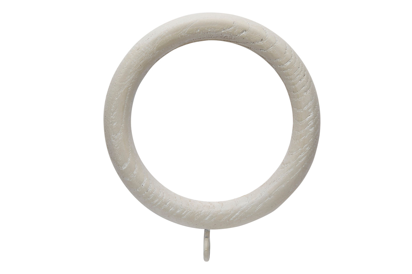 Hallis Ashbridge 45mm Wooden Curtain Rings (Pack of 6) - Heritage Grey