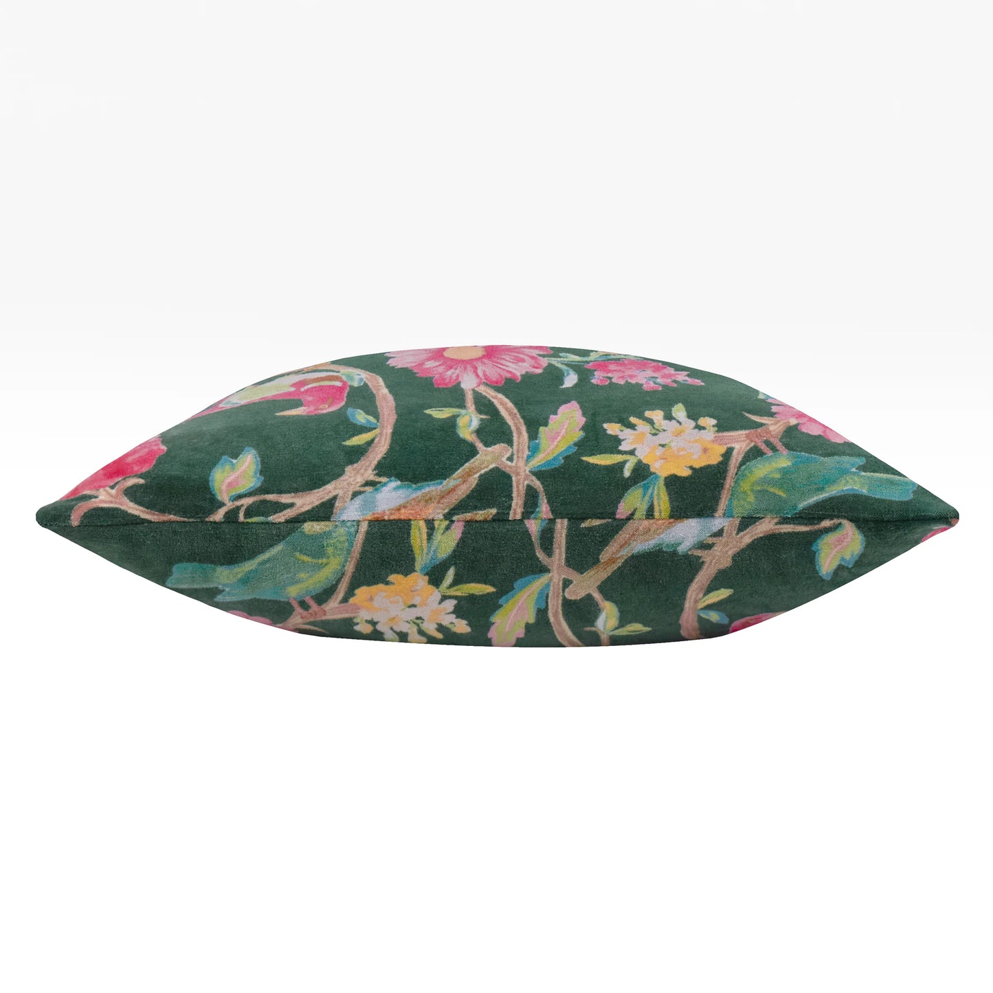 Wylder Aviary Cushion - Teal Green