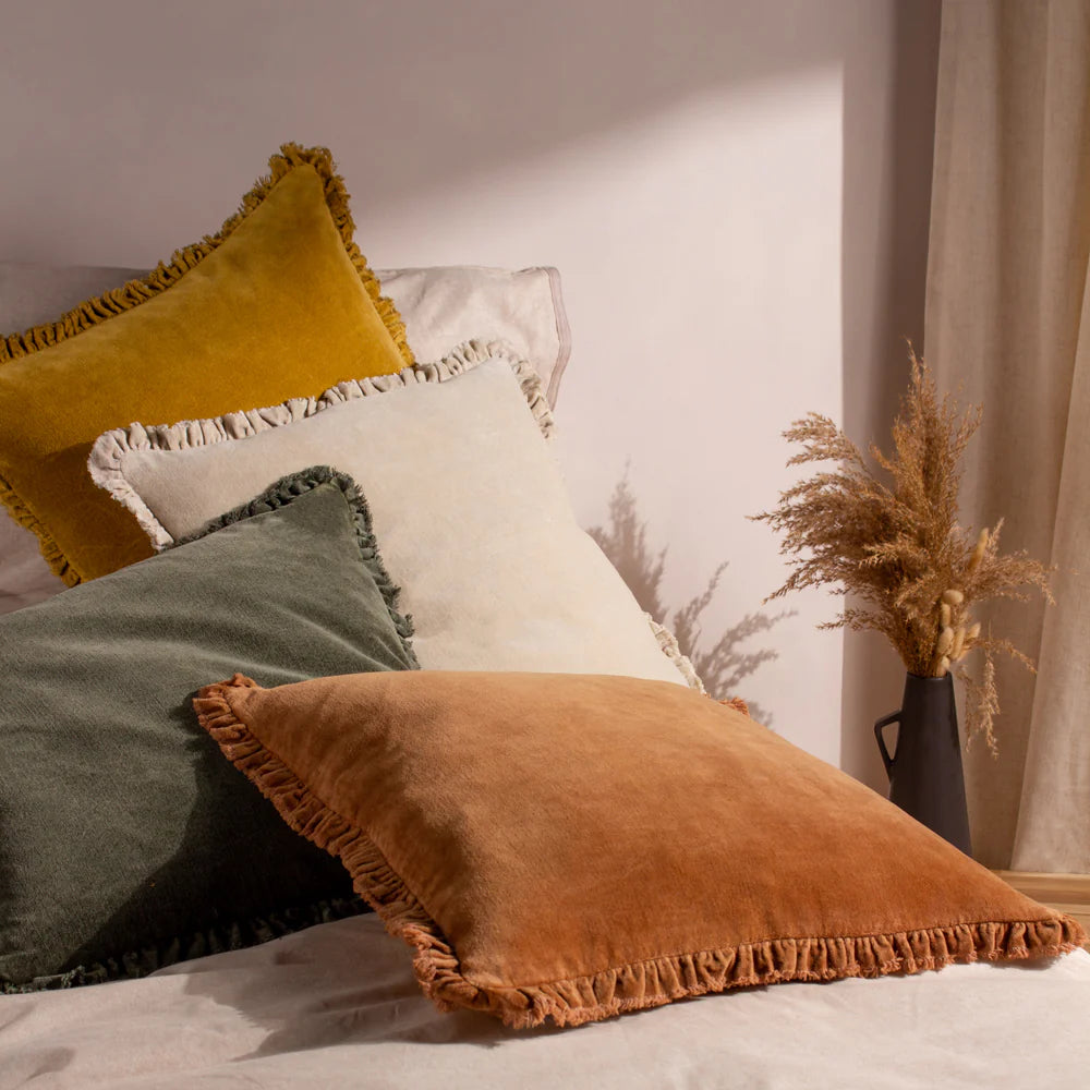 Yard Bertie Cushion - Rust