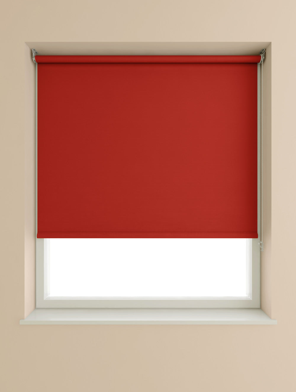 Speedy Blackout Roller Blind - Deep Red