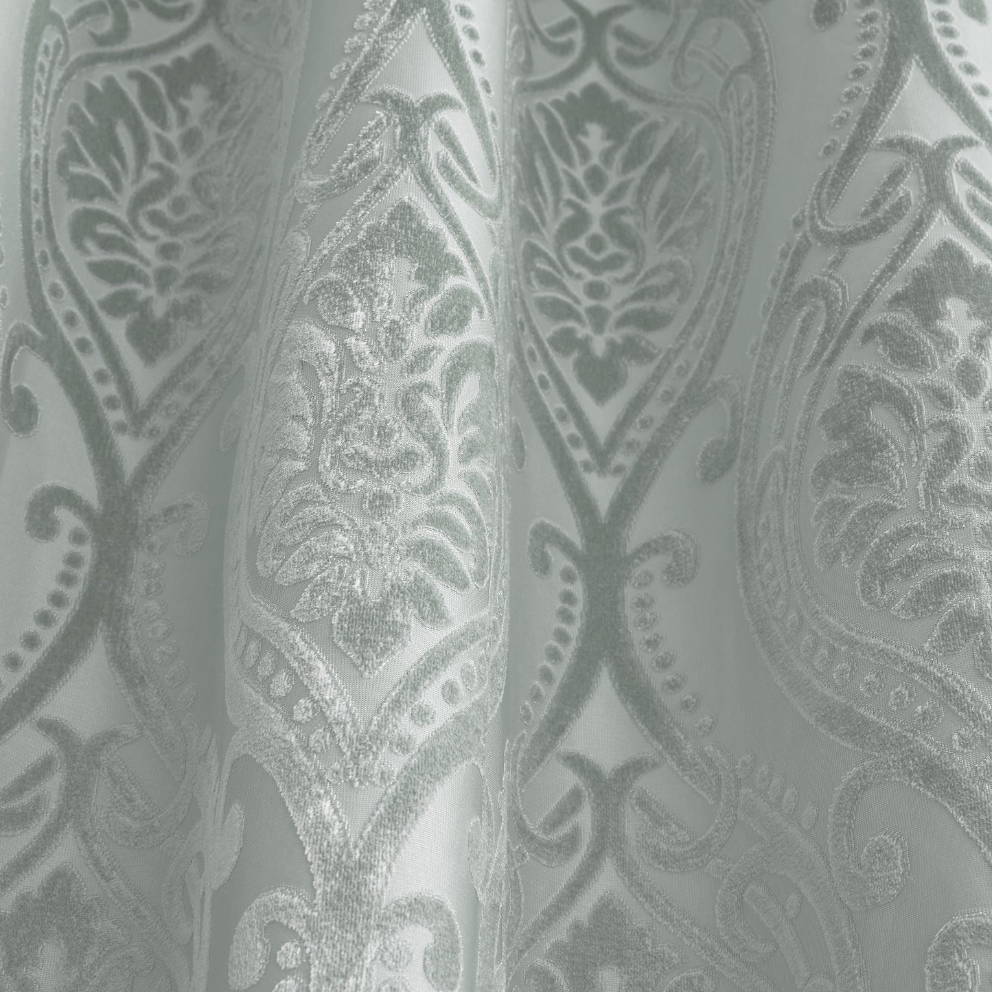 Chateau Pair of Eyelet Curtains by Curtina in Duck Egg - Pair of Eyelet Curtains - Curtina
