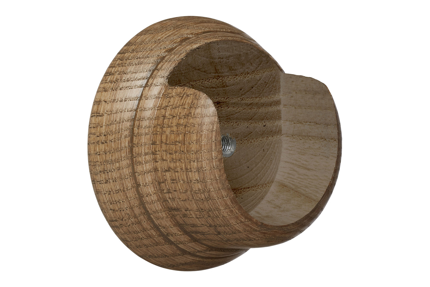 Hallis Eden 45mm Wooden Curtain Pole Recess Bracket - Sisal