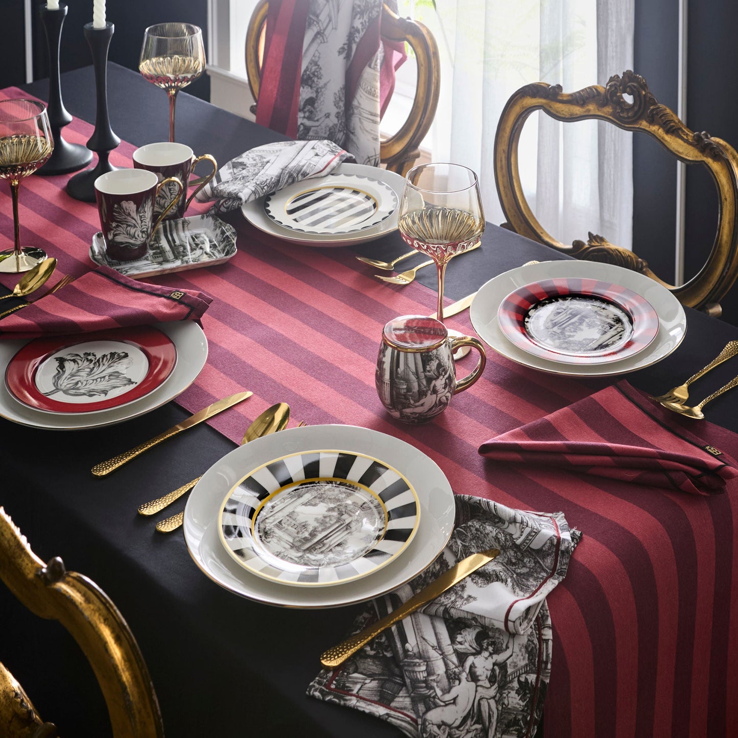 Laurence Llewelyn-Bowen Festivo Side Plate (4 Pack) - Multi