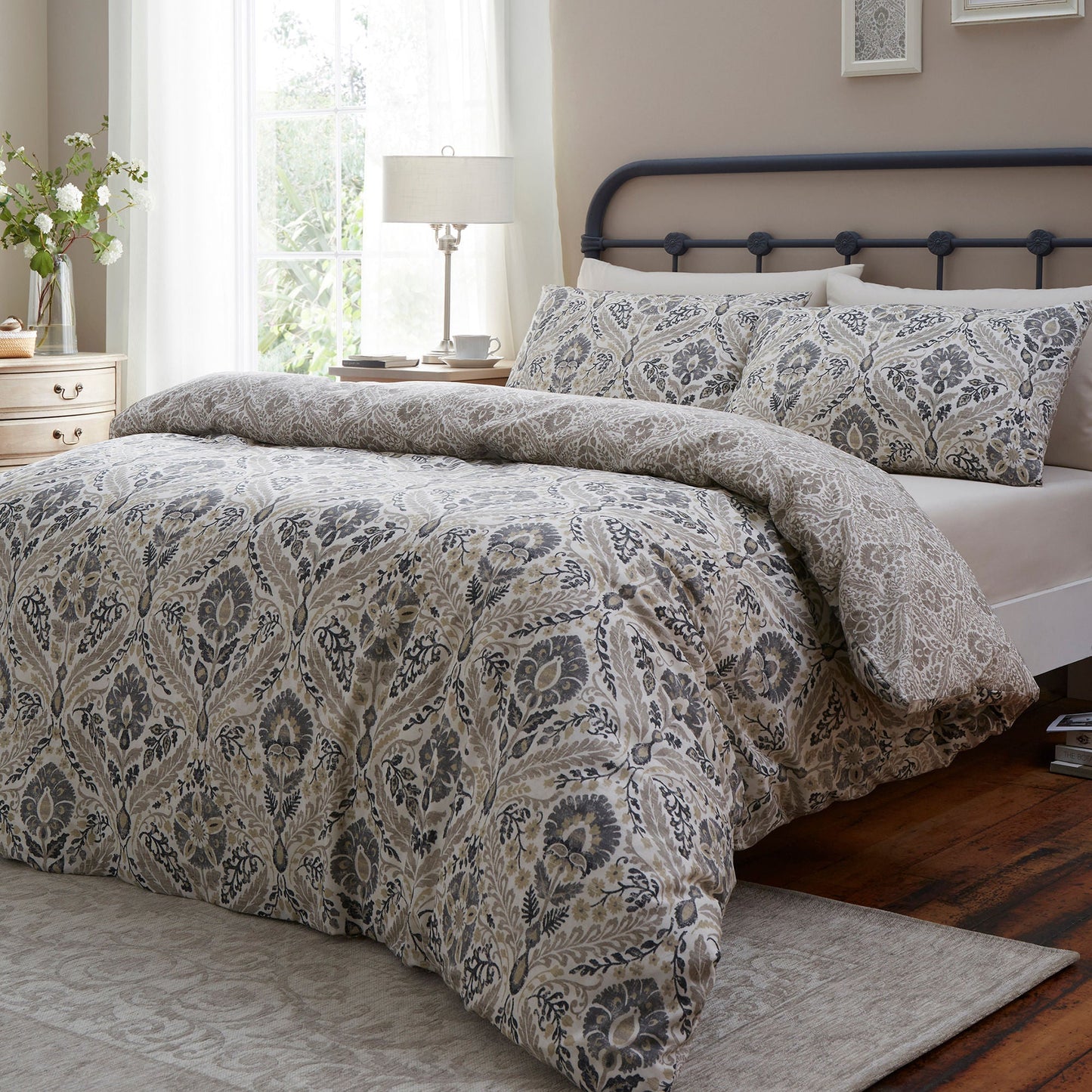 Dreams & Drapes Design Harriet Duvet Cover Set - Natural