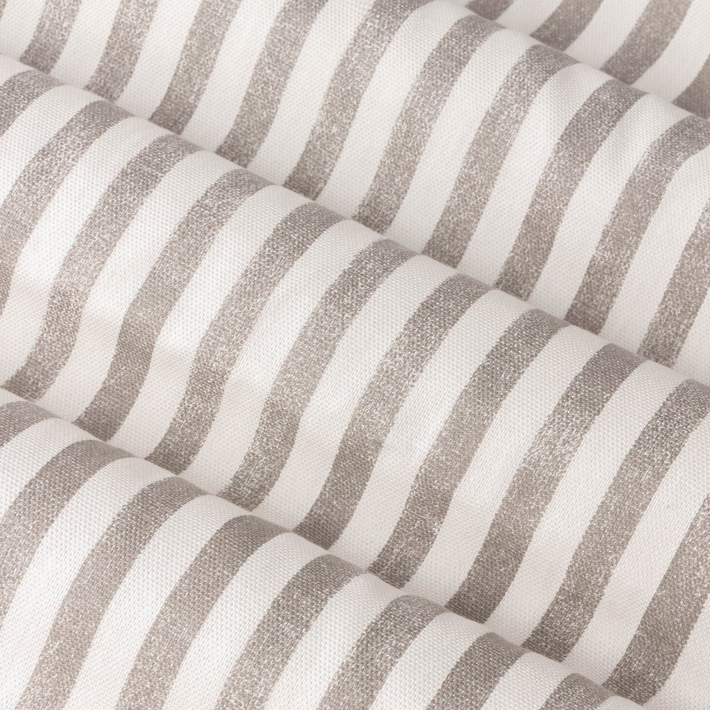 Yard Hebden Stripe Pencil Pleat Curtains - Mole