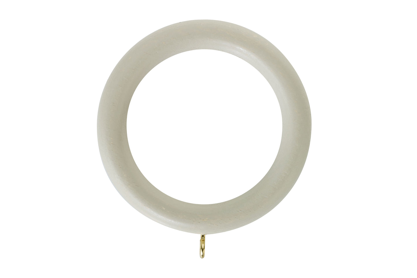 Hallis Honister 50mm Wooden Curtain Rings (Pack of 4) - Stone