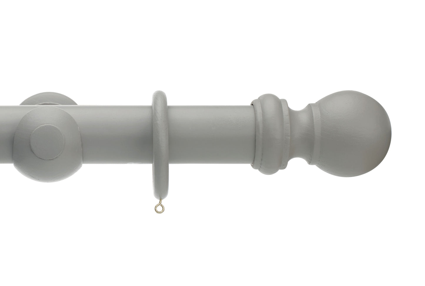 Hallis Honister 50mm Wooden Curtain Pole - Truffle