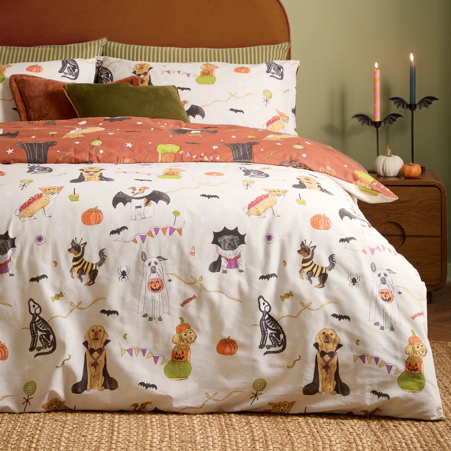 Furn Howl-O-Ween Duvet Cover Set - Multicolour
