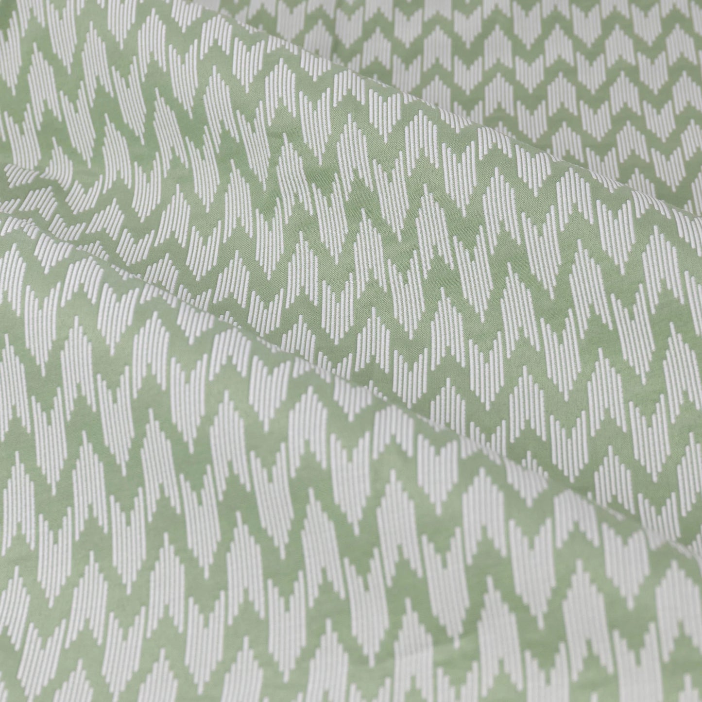 Sanderson Hutton Pencil Pleat Curtains - Sage
