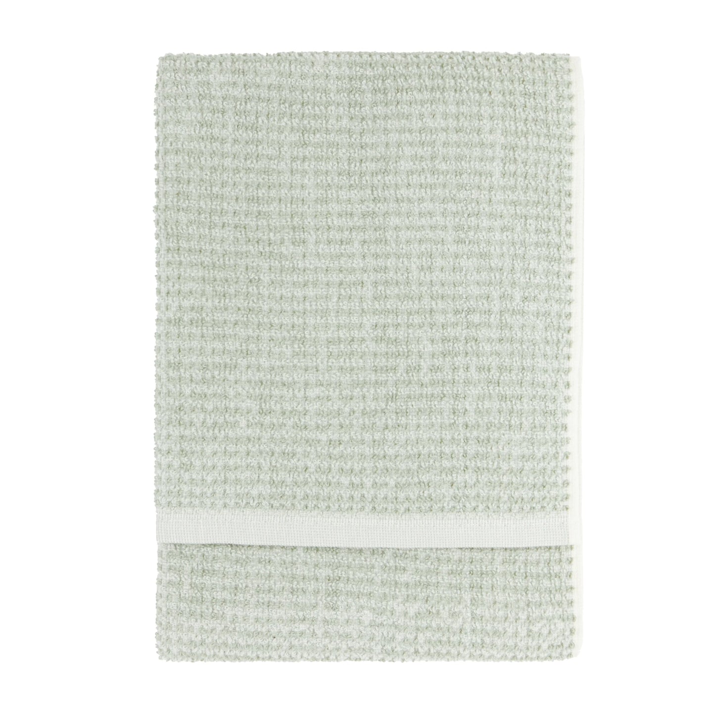 Yard Hebden Waffle Bath Towels - Bay Green
