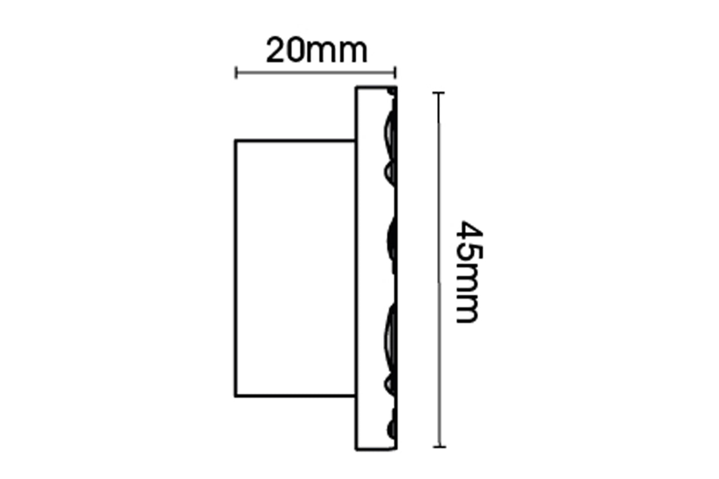 Hallis Arc 25mm Metal Curtain Pole Hammered Disc Finial - China White