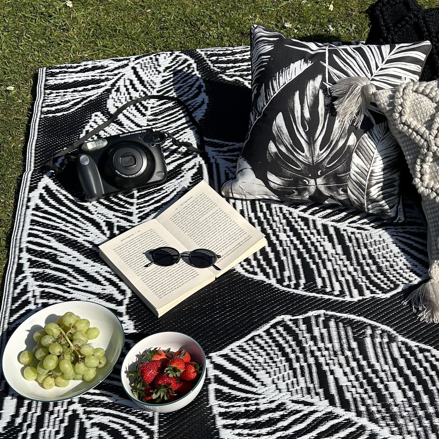 Fusion Matteo Outdoor Rug - Black