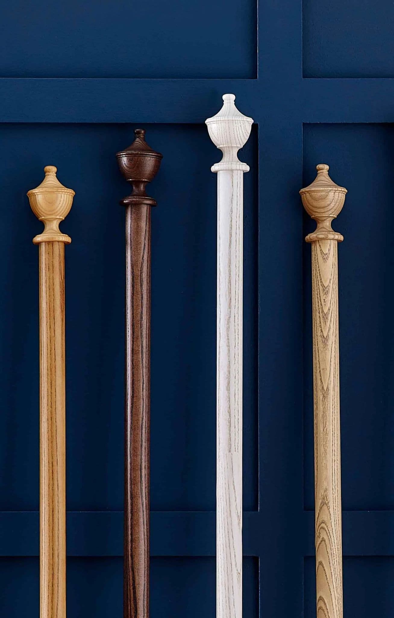 Laura Ashley Haywood 35mm Wooden Curtain Pole - White
