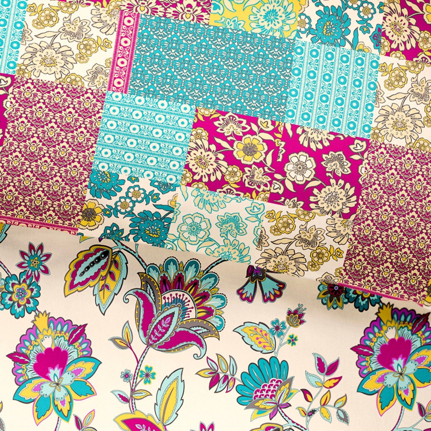 Marinelli Duvet Cover Set by Dreams & Drapes in Teal - Duvet Cover Set - Dreams & Drapes