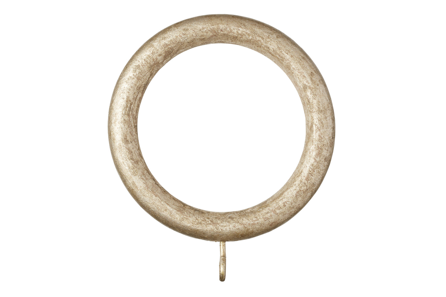 Museum 45mm Wooden Curtain Rings (Pack of 4) - Satin Oyster
