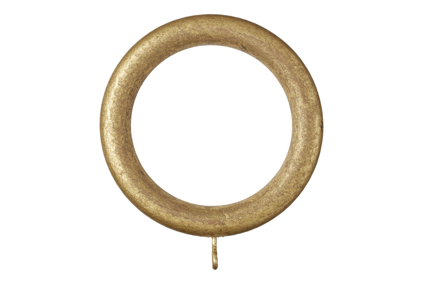 Museum 55mm Wooden Curtain Rings (Pack of 4) - Antique Gilt