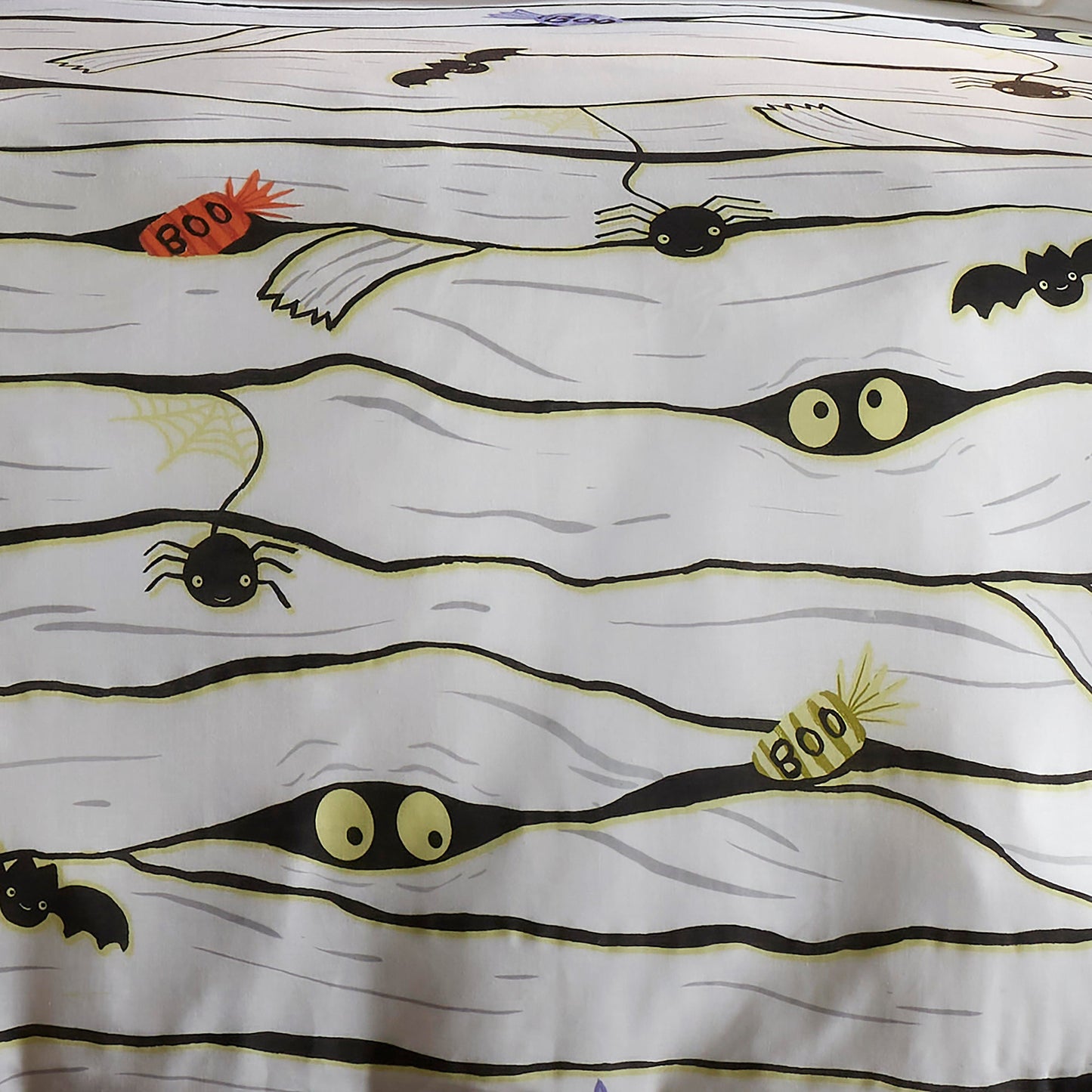 Mummy Duvet Cover Set by Bedlam in White - Duvet Cover Set - Bedlam