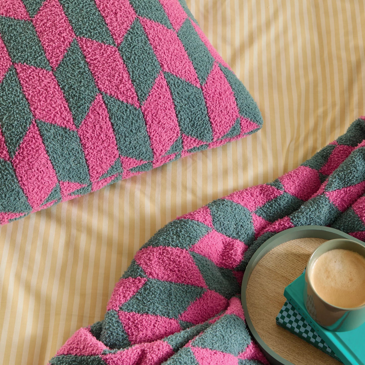 Furn Olsen Cushion - Retro Pink