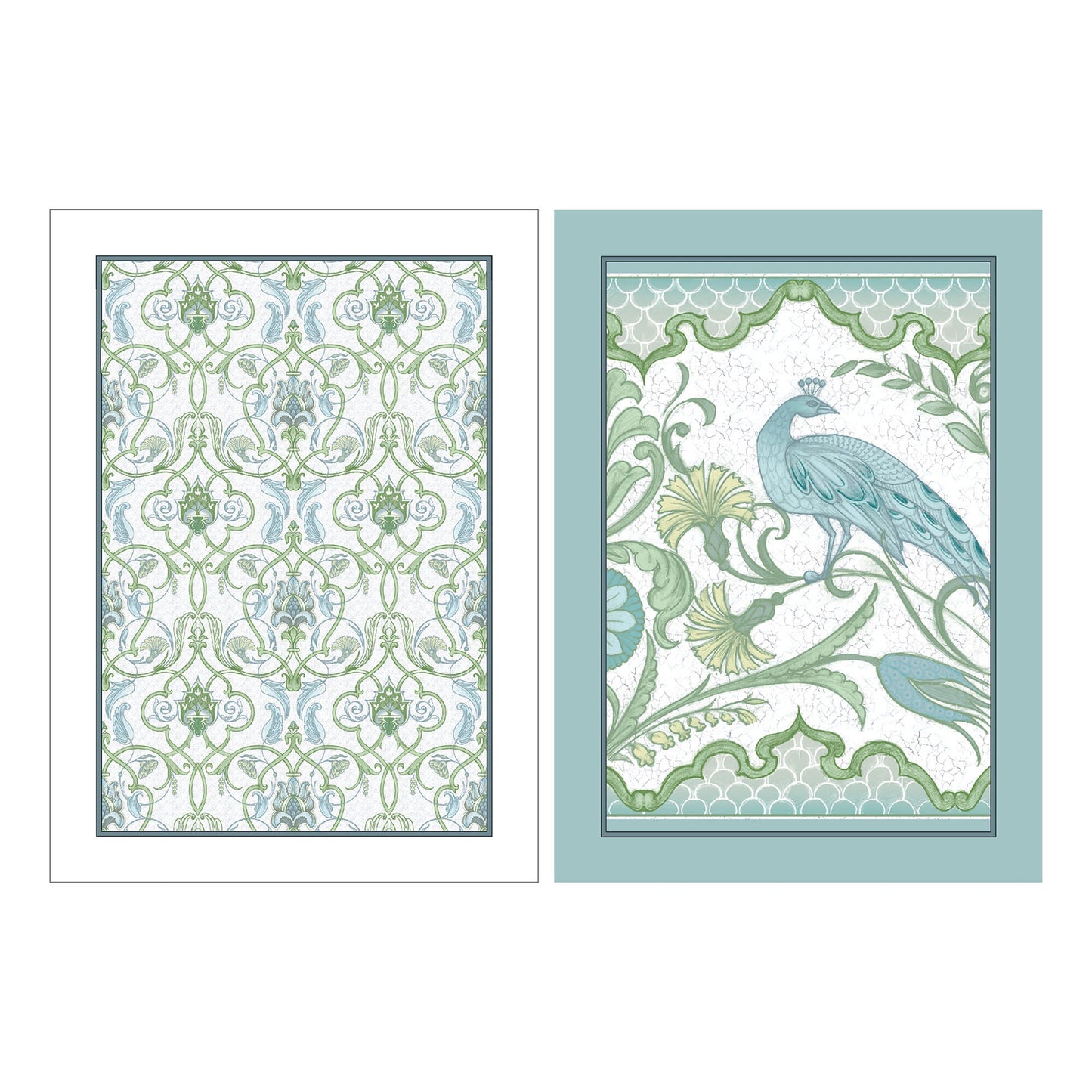 Laurence Llewelyn-Bowen Palm Court Tea Towel (2 Pack) - Green