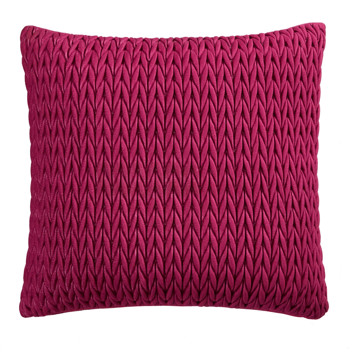 Amory Cushion by Laurence Llewelyn-Bowen in Fuchsia 43 x 43cm - Cushion - Laurence Llewelyn-Bowen