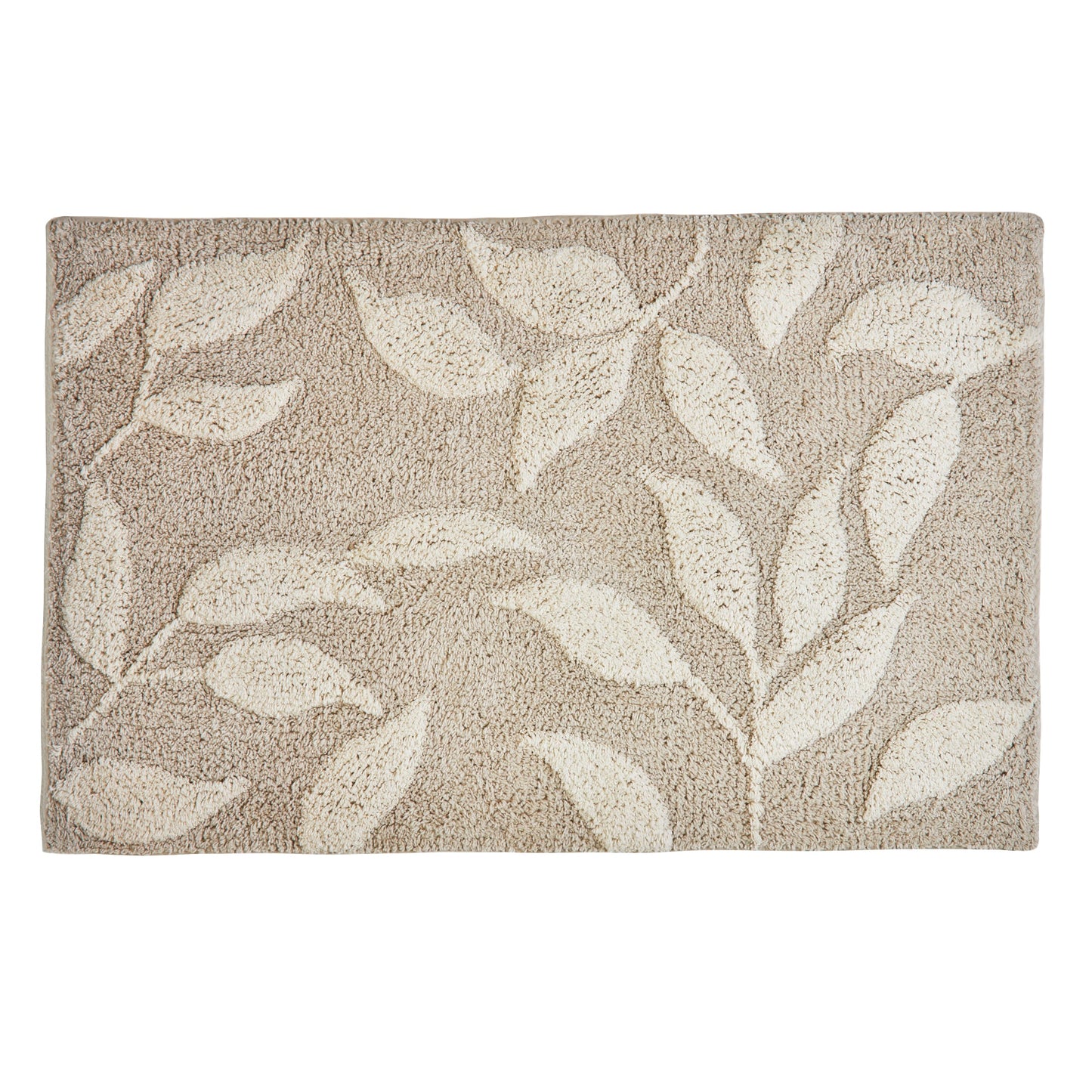 Sandringham Bath Mat by Dreams & Drapes Bathroom in Natural 50 x 80cm - Bath Mat - Dreams & Drapes Bathroom