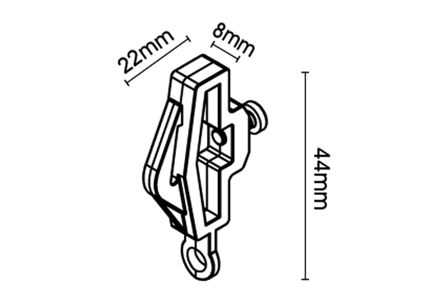 Universal Uncorded PVC Curtain Track