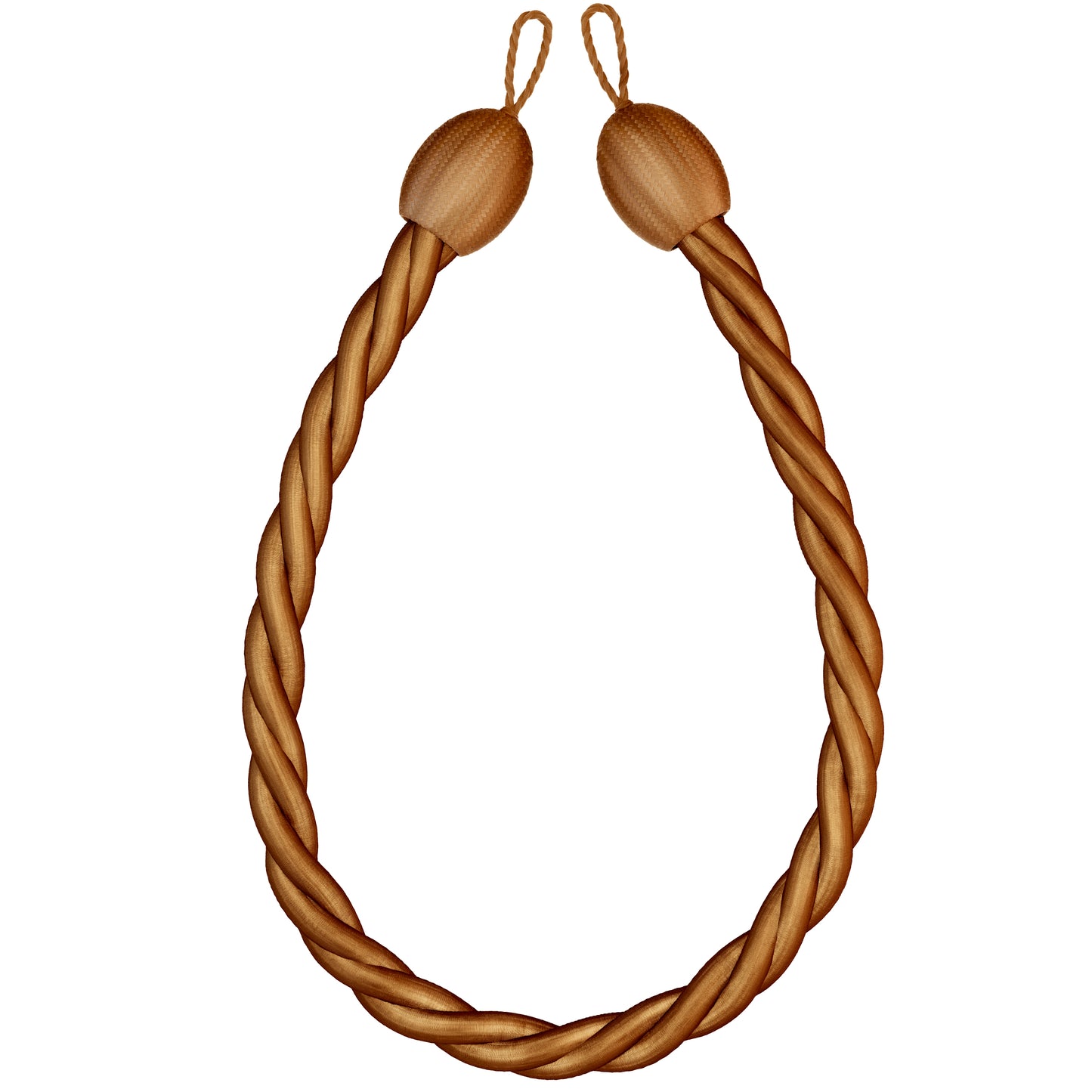 Speedy Victoria Rope Tiebacks (Pair) - Burnt Orange