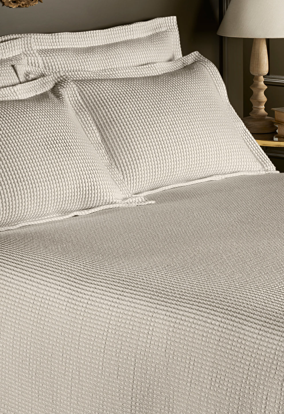 Design Port Waffle Bedspread - Cream