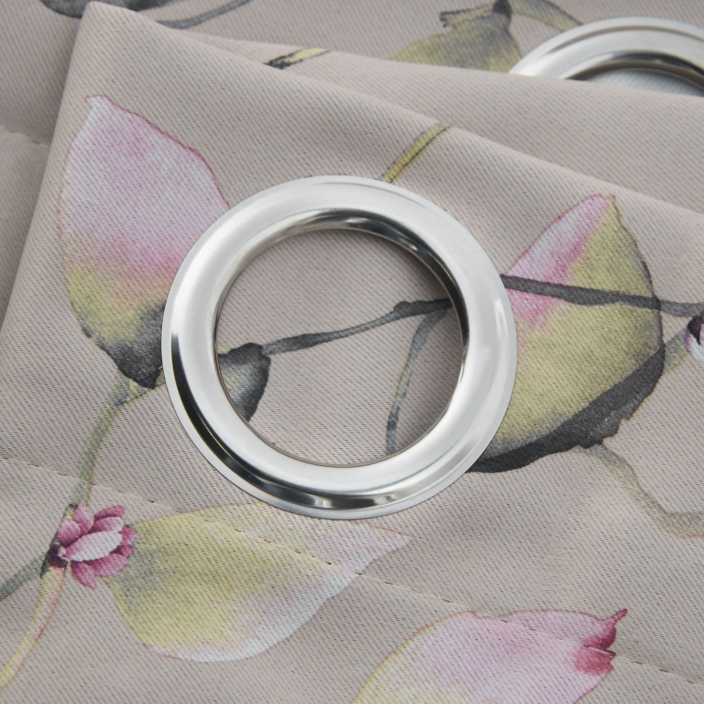 Alan Symonds Blossom Bud Eyelet Curtains - Pink