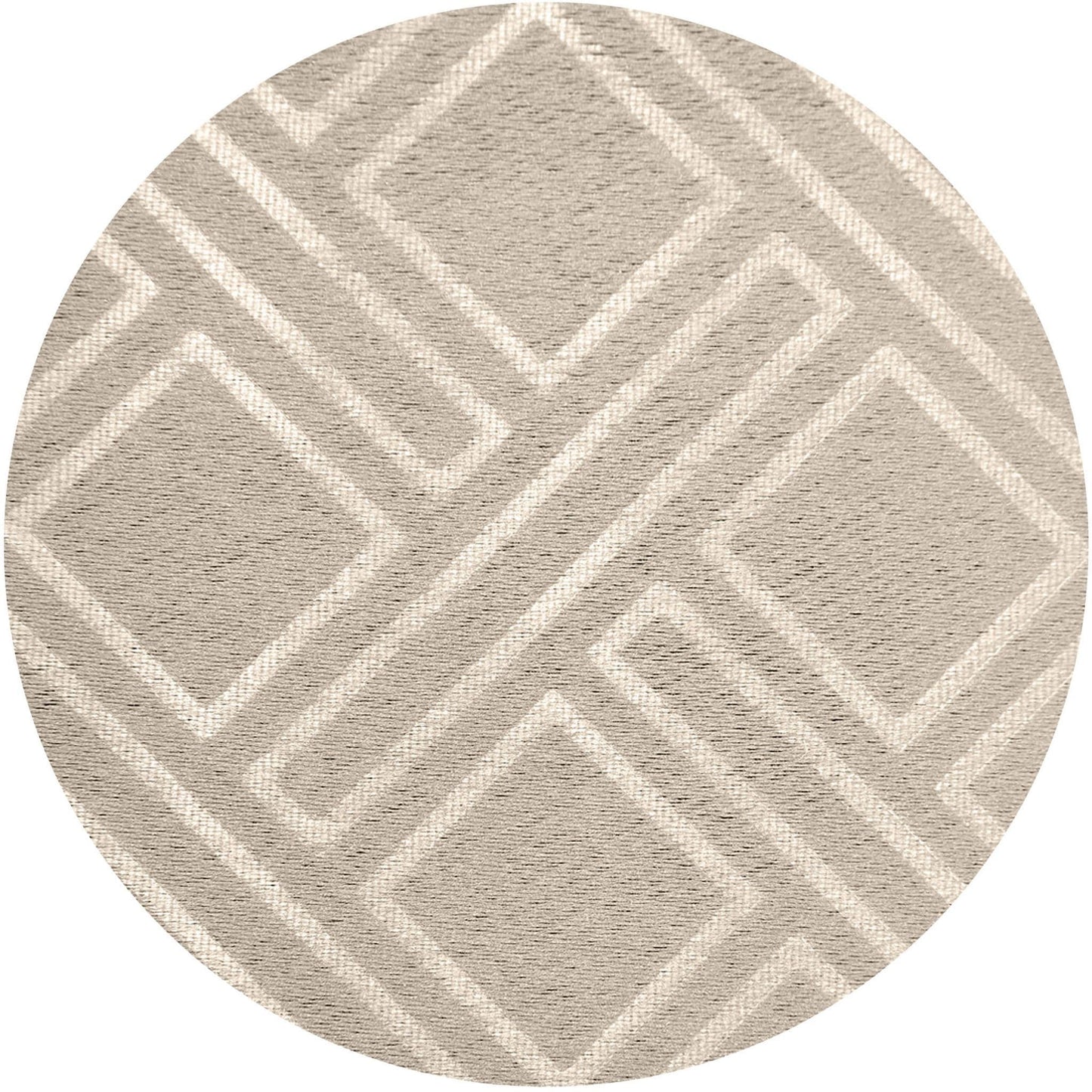 Alan Symonds Diamond Eyelet Curtains - Cream