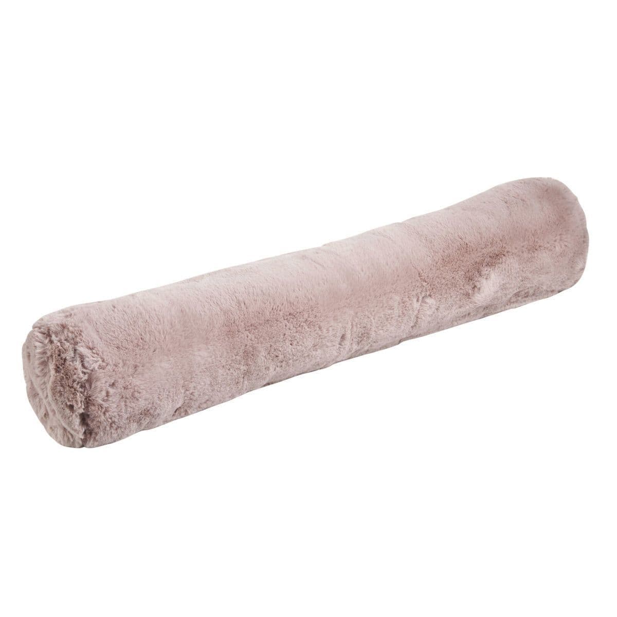 Alan Symonds Faux Rabbit Fur Filled Draught Excluder - Blush