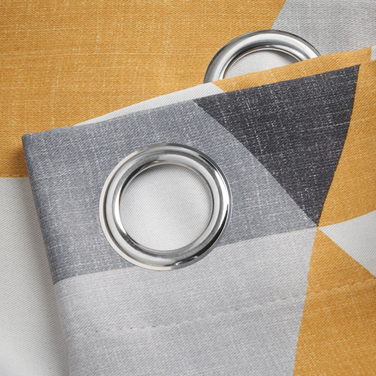 Alan Symonds Malmo Eyelet Curtains - Ochre