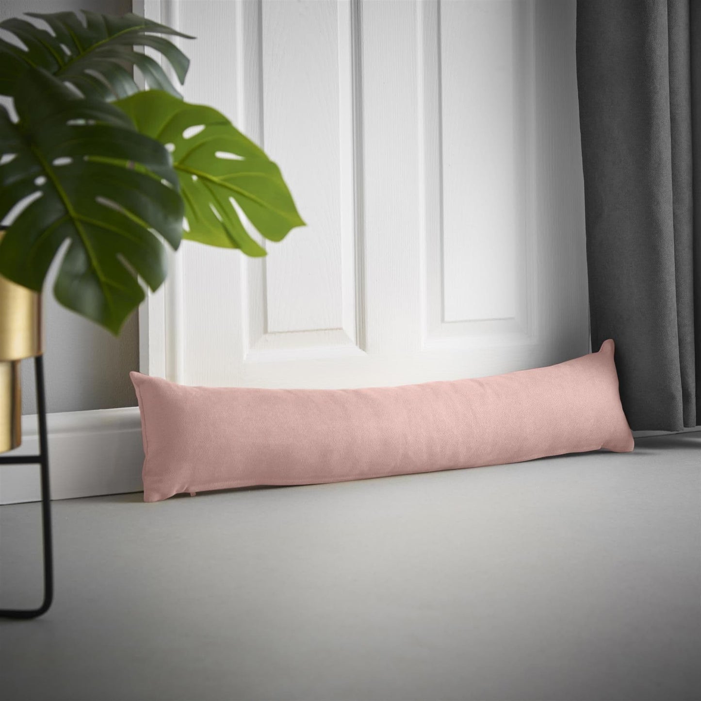 Alan Symonds Velvet Chenille Filled Draught Excluder - Blush