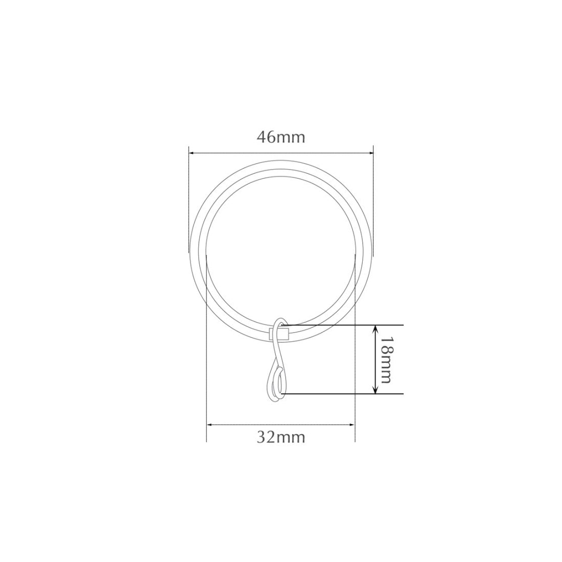 Jones Cosmos 28mm Metal Curtain Pole - Chrome