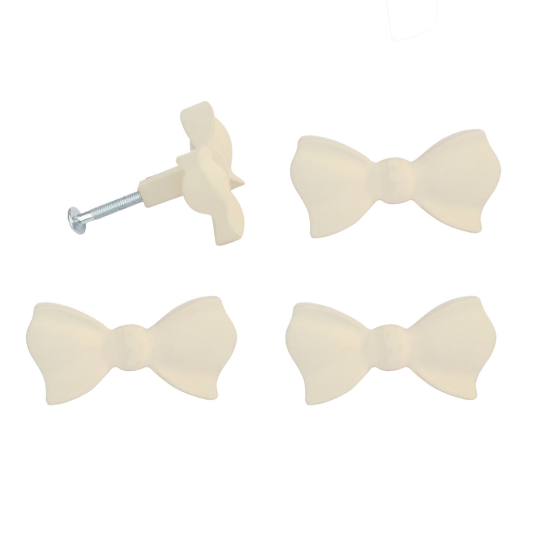 Laura Ashley Bow Drawer Pulls (Pack of 4) - Off White