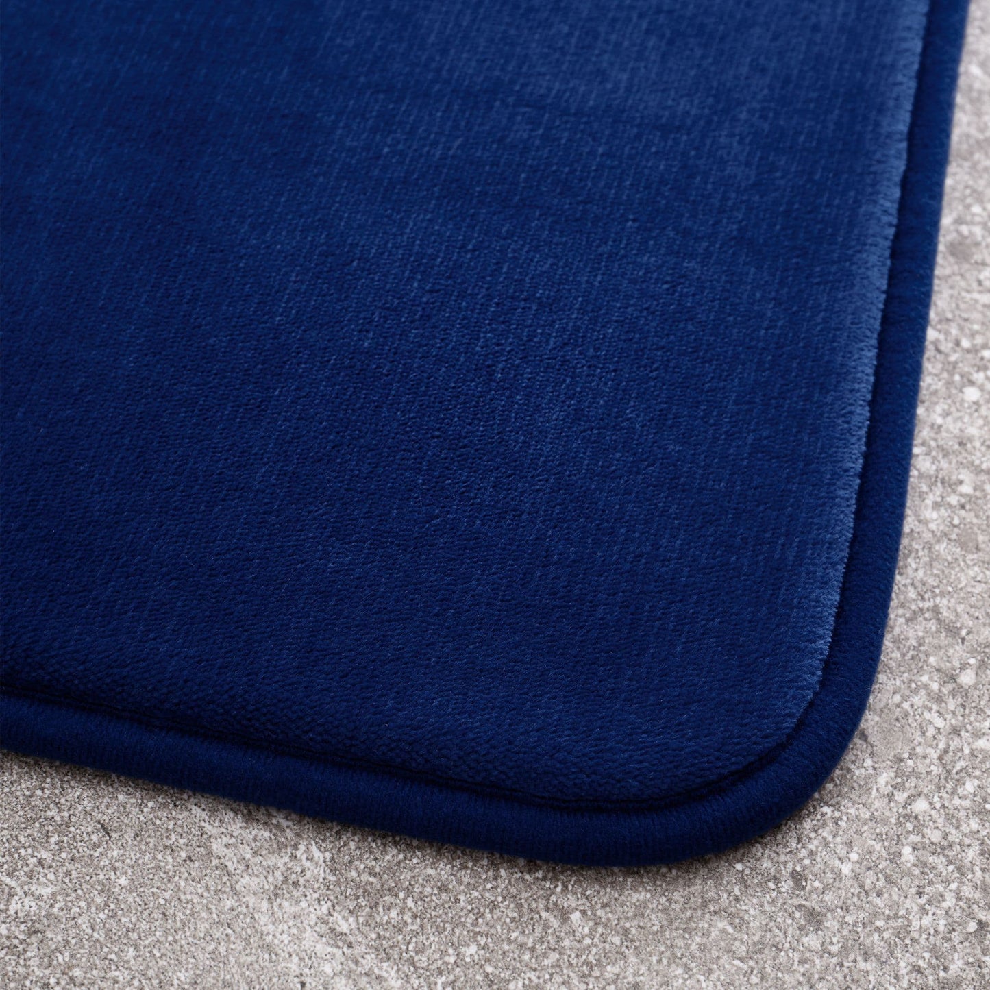 Catherine Lansfield Anti-Bacterial Memory Foam Bath Mat - Navy